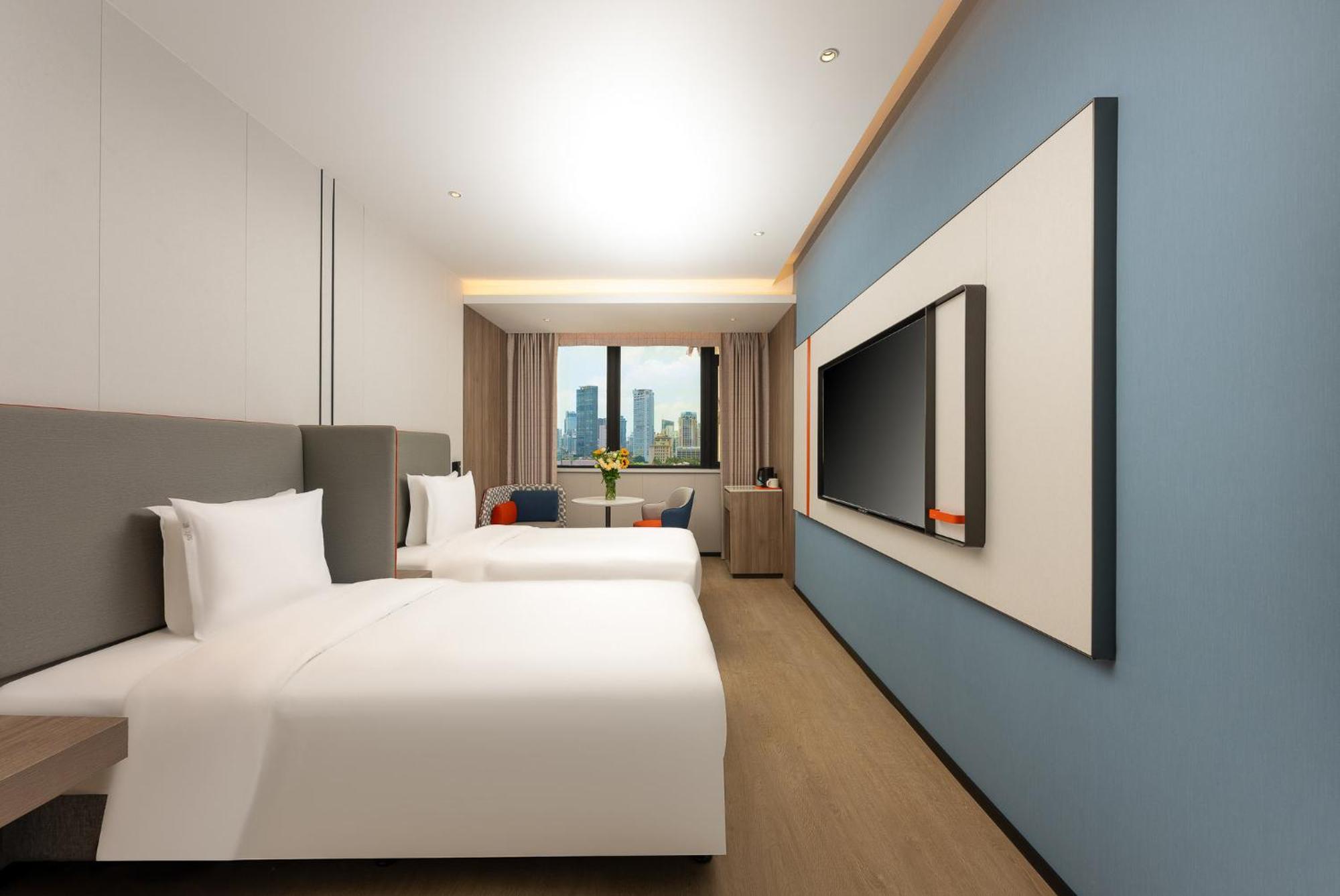 Holiday Inn Express Shanghai Jing'An Temple By Ihg מראה חיצוני תמונה